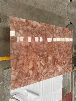 Jasper Red Quartz Semiprecious Stone Panels