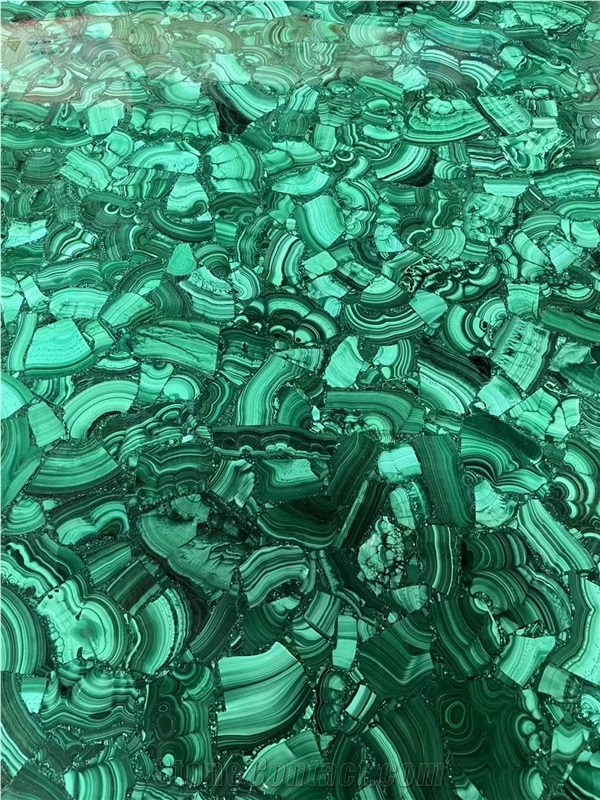 Malachite Green  Semiprecious Stone Slabs