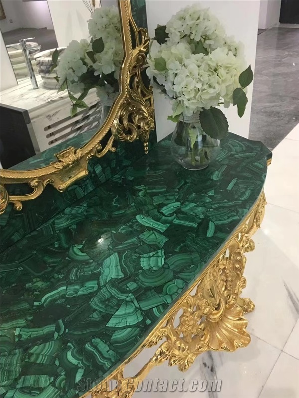 Malachite Green  Semiprecious Stone Slabs