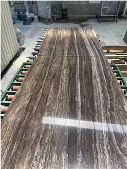 Iran Silver Grey Color Travertine Tiles
