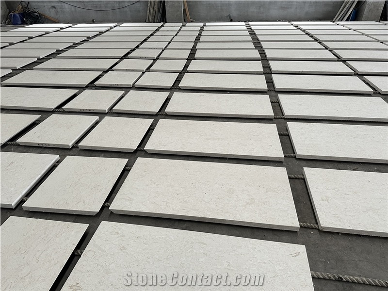Moleanos Beige Honed Porto Limestone Wall Tiles