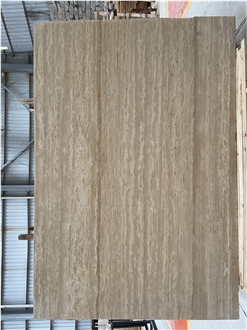 Natural Ivory White Travertine Honed And Unfilled  Slabs
