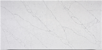 White Marble Look Engineered Quartz Slabs