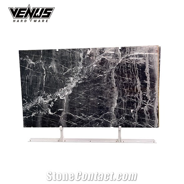 Showroom Exhibition Stands Display Rack Lock On The Floor