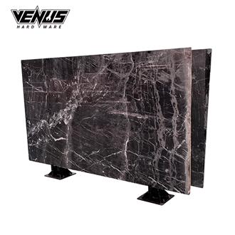 Showroom Exhibition Stands Display Rack Lock On The Floor