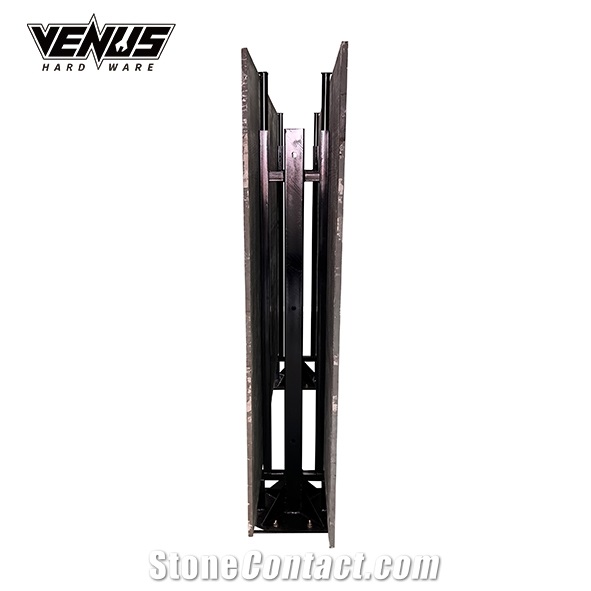 Showroom Exhibition Stands Display Rack Lock On The Floor