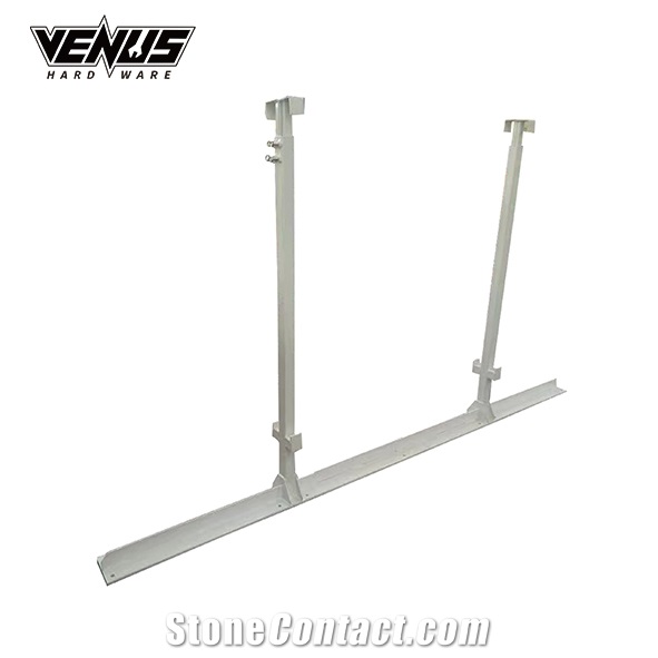 Showroom Exhibition Stands Display Rack Lock On The Floor