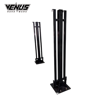 Showroom Exhibition Stands Display Rack Lock On The Floor