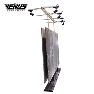 Showroom Slab Display Rack With LED Light