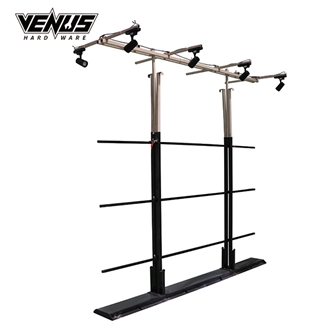 Showroom Slab Display Rack With LED Light