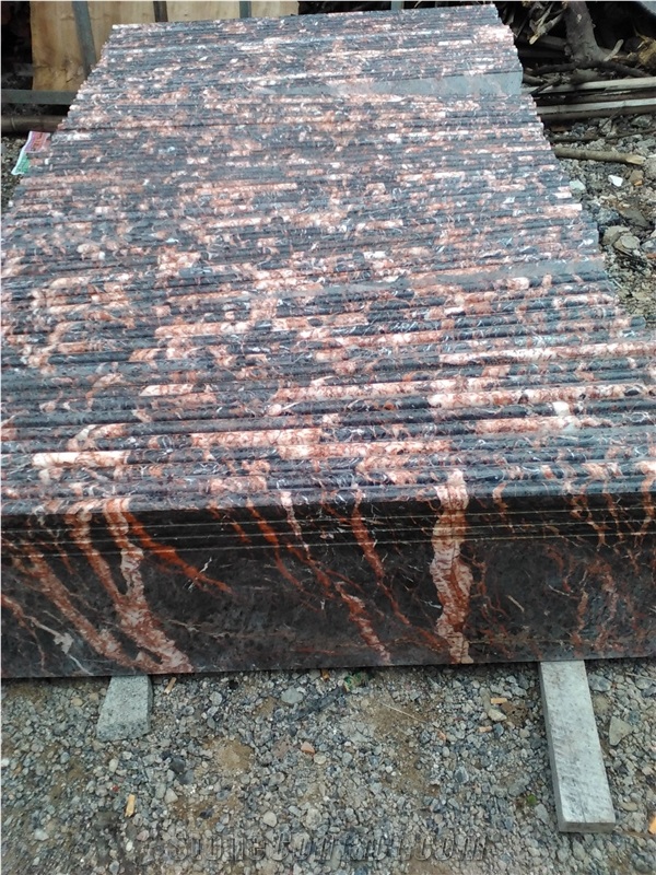 Chinese Cuckoo Red Marble  Wall Tiles