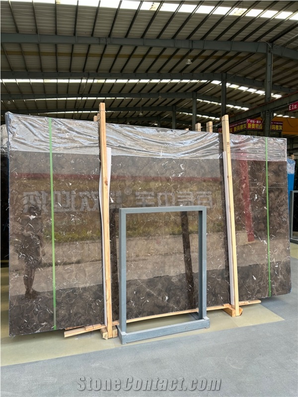 Chinese Dark Emperador Floor Tiles And Slabs Polished Honed