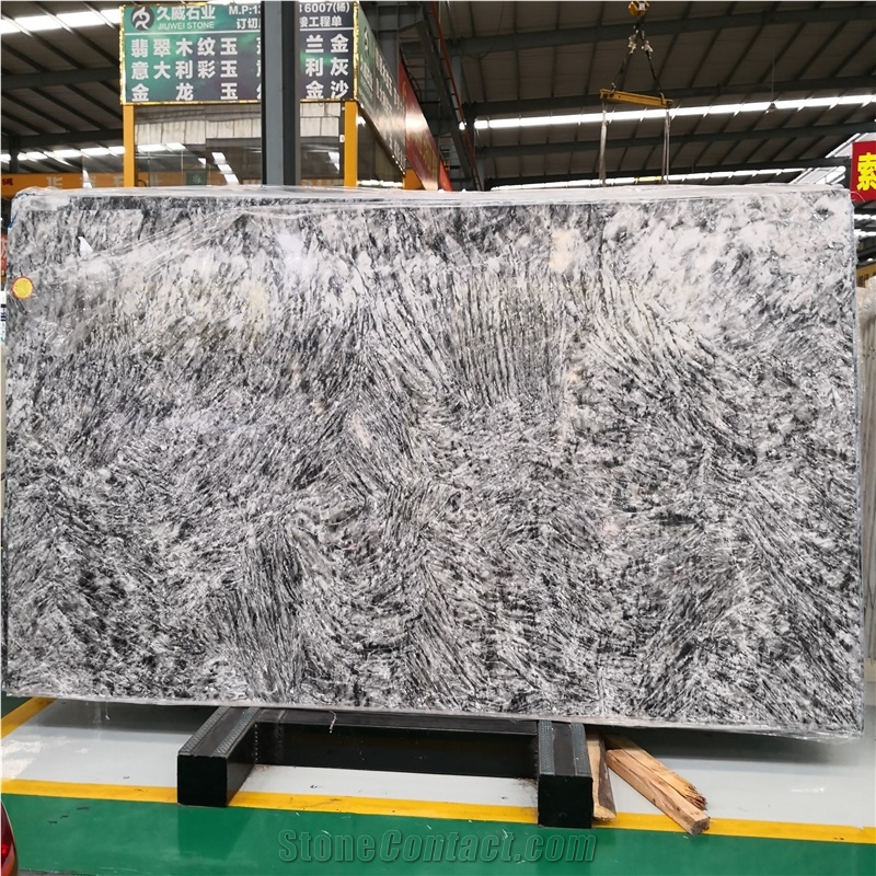 Snow Mountain Silver Fox Marble Slabs