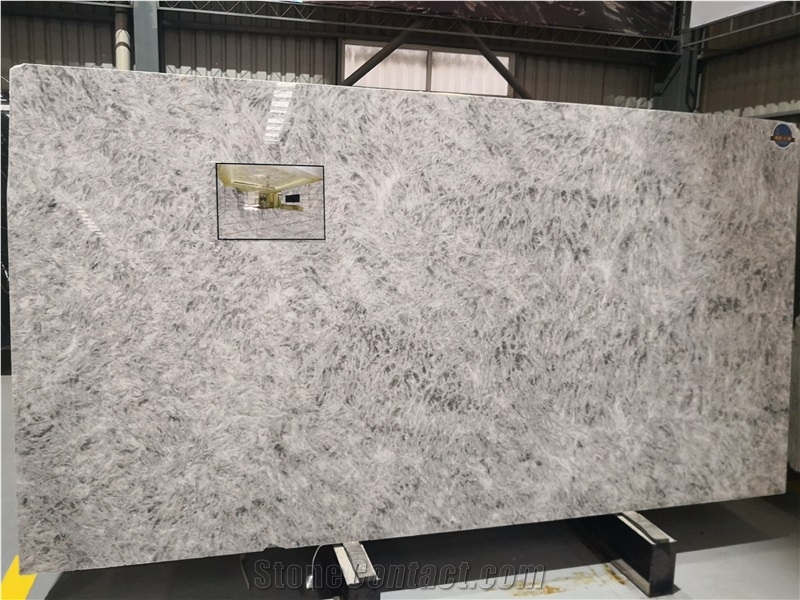 Snow Mountain Silver Fox Marble Slabs