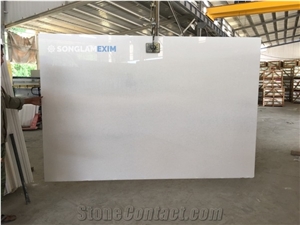 Crystal White Marble Slab Polished Grade B 