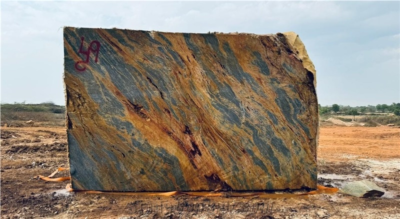 Gold Quartzite Rough Blocks