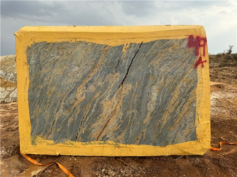 Gold Quartzite Rough Blocks