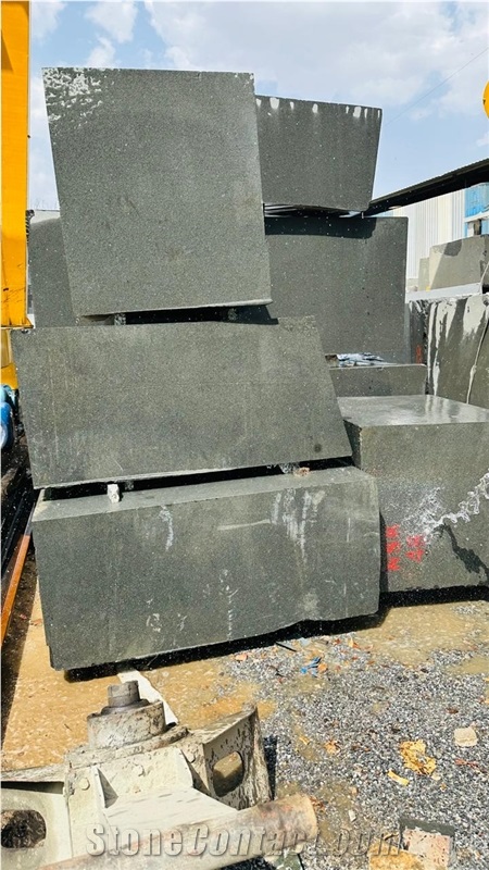 Jet Black Granite Blocks