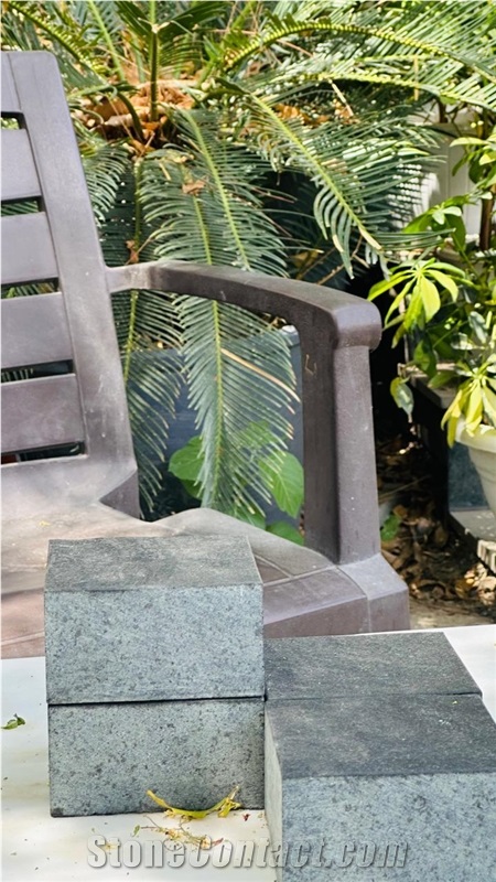 Jet Black Granite Blocks