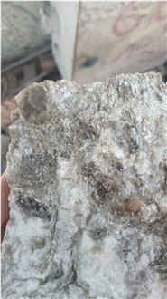 Mica Infused Feldspar Bianco White Lumps Boulders, Quartz Boulders