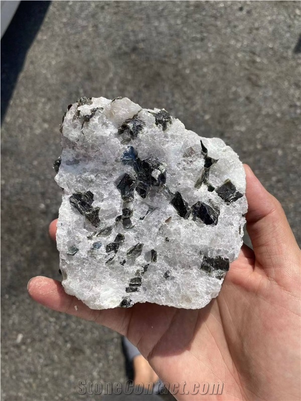 Mica Infused Feldspar Bianco White Lumps Boulders, Quartz Boulders