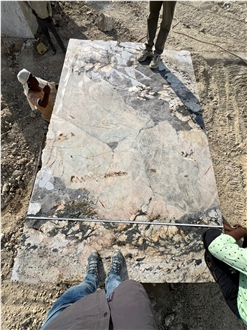 Patagonia White Granite Exotic Granite Quarry Blocks