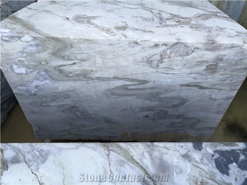 Landscape Green Marble Rough Blocks
