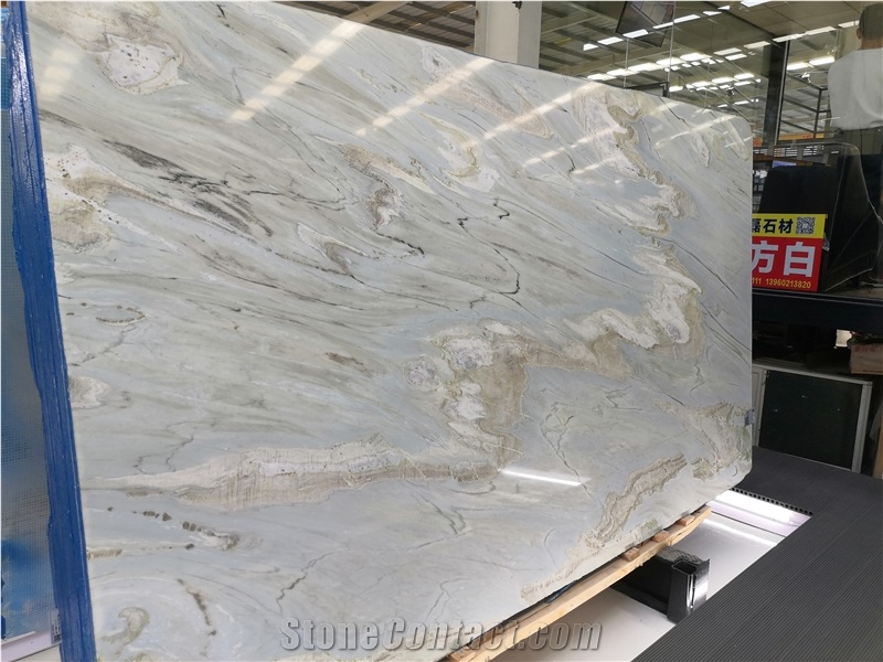 Landscape Green Marble Rough Blocks