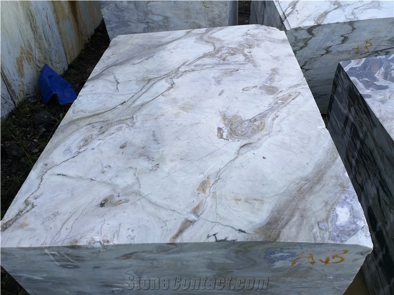 Landscape Green Marble Rough Blocks