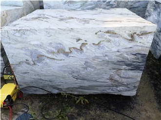 Landscape Green Marble Rough Blocks