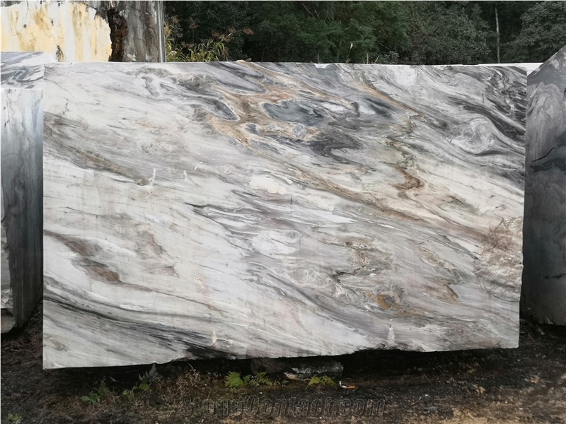 Van Gogh Grey Marble Blocks