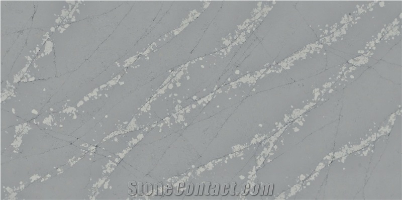 AQ3131 Unique Trapani Grey Quartz Slabs