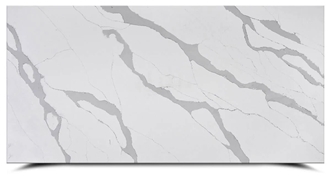 AQ6017 Calacatta Blanco Glacier White Quartz Slabs