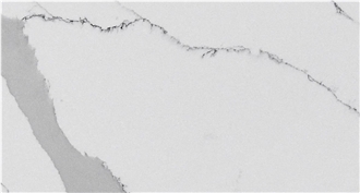 AQ6017 Calacatta Blanco Glacier White Quartz Slabs