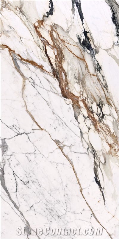 Aq6354 Multicolor Quartz Wall With Glod Vein