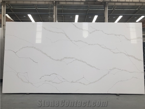 Calacatta  Quartz Stone Slab Free Sample