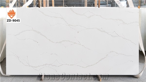 Calacatta  Quartz Stone Slab Free Sample