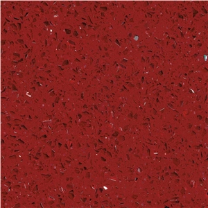 Red Artificial Stone Slab 