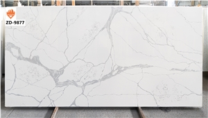 White Artificial Quartz Slab 