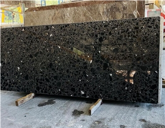 Alanya Ceppo Black BT Terrazzo Slabs And Tiles