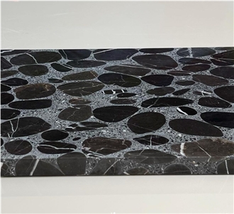 Alanya Ceppo Black BT Terrazzo Slabs And Tiles