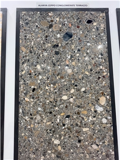 Alanya Ceppo Conglomerate Terrazzo Slabs