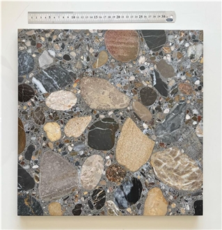 Alanya Ceppo Conglomerate Terrazzo Slabs