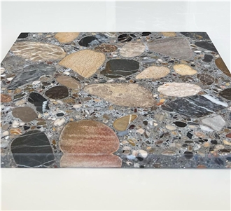 Alanya Ceppo Conglomerate Terrazzo Slabs