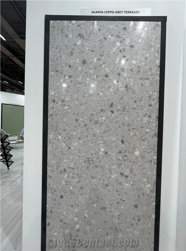 Alanya Ceppo Gray Terrazzo Slabs