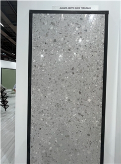 Alanya Ceppo Gray Terrazzo Slabs Alanya Ceppo Gray Terrazzo Slabs