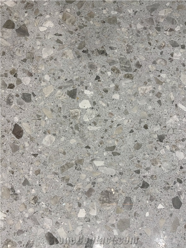 Alanya Ceppo Gray Terrazzo Slabs