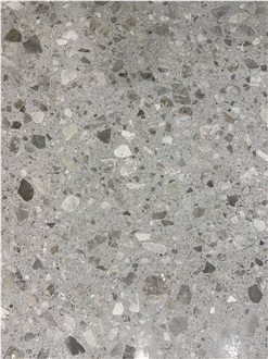 Alanya Ceppo Gray Terrazzo Slabs