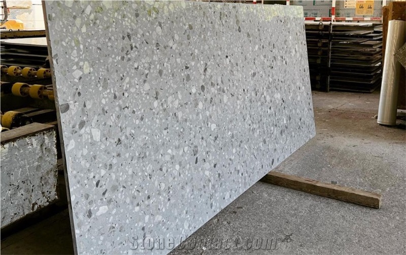Alanya Ceppo Gray Terrazzo Slabs