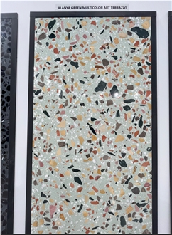 Alanya Ceppo Green Multicolor Art 1 Terrazzo Slabs Alanya Ceppo Green Multicolor Art 1 Terrazzo Slabs